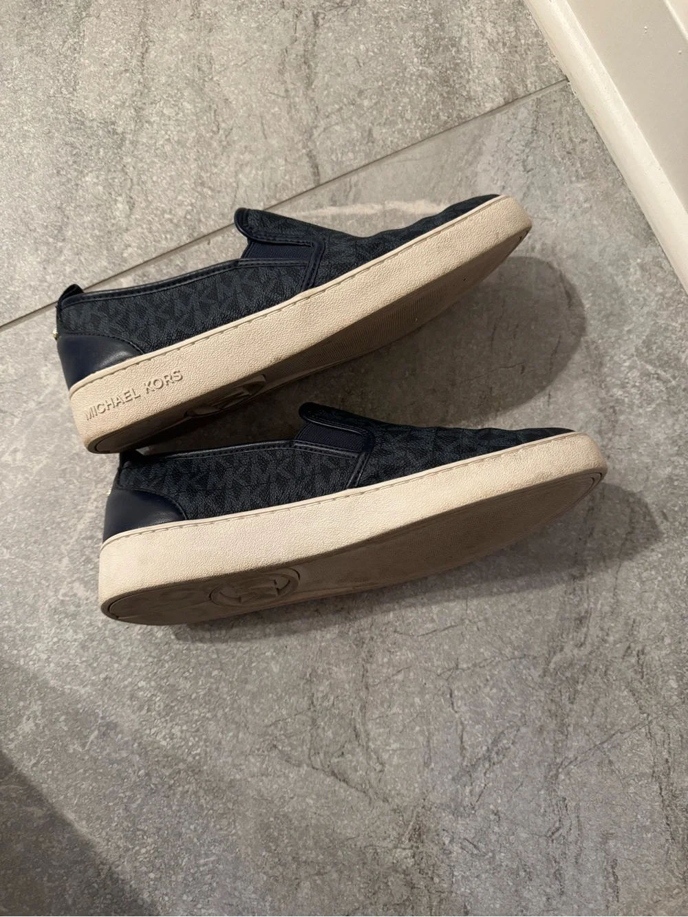 Michael Kors Men's Dark Navy Slip-On Loafers